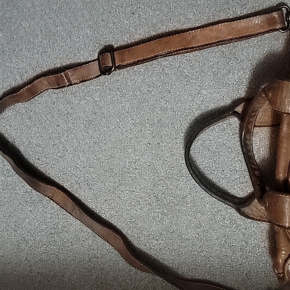 Langellotti Woven Tan Leather Tote Bag - Picture 2 of 5